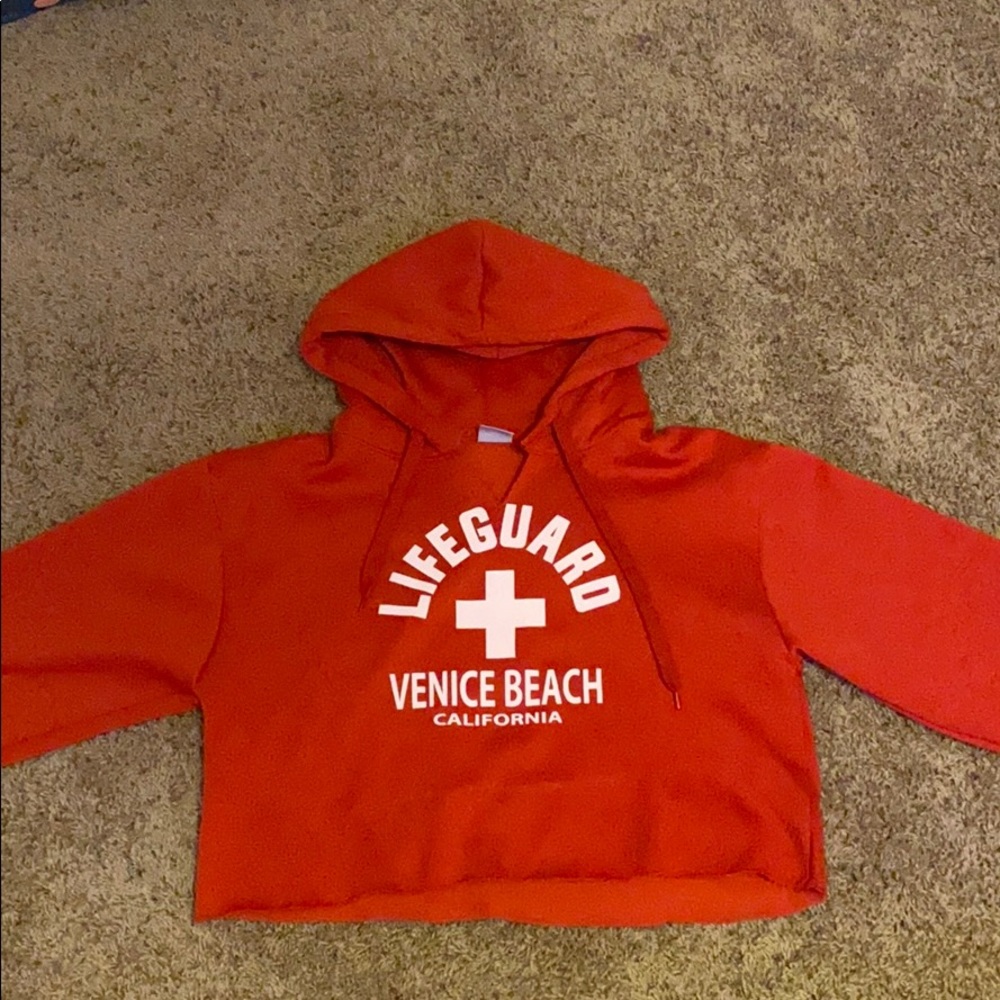🍎 CROPPED LIFEGUARD SWEATSHIRT
